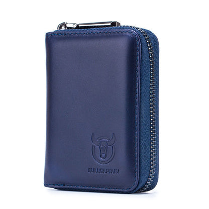BUFF CAPTAIN 05 Head Layer Leather Card Bag Men Casual Leather Driver'S License Card Package
