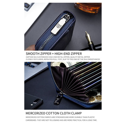 BUFF CAPTAIN 05 Head Layer Leather Card Bag Men Casual Leather Driver'S License Card Package