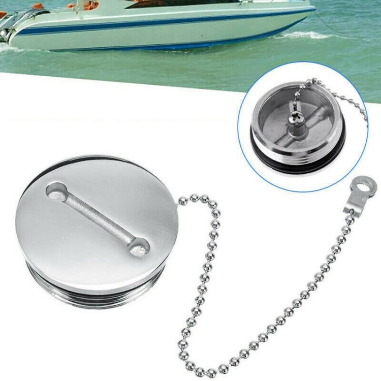 สแตนเลสสตีลเรือเติมฟิลเลอร์เปลี่ยนหมวก + โซ่เรืออุปกรณ์เสริม, Cap + Chain