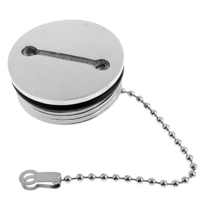 สแตนเลสสตีลเรือเติมฟิลเลอร์เปลี่ยนหมวก + โซ่เรืออุปกรณ์เสริม, Cap + Chain