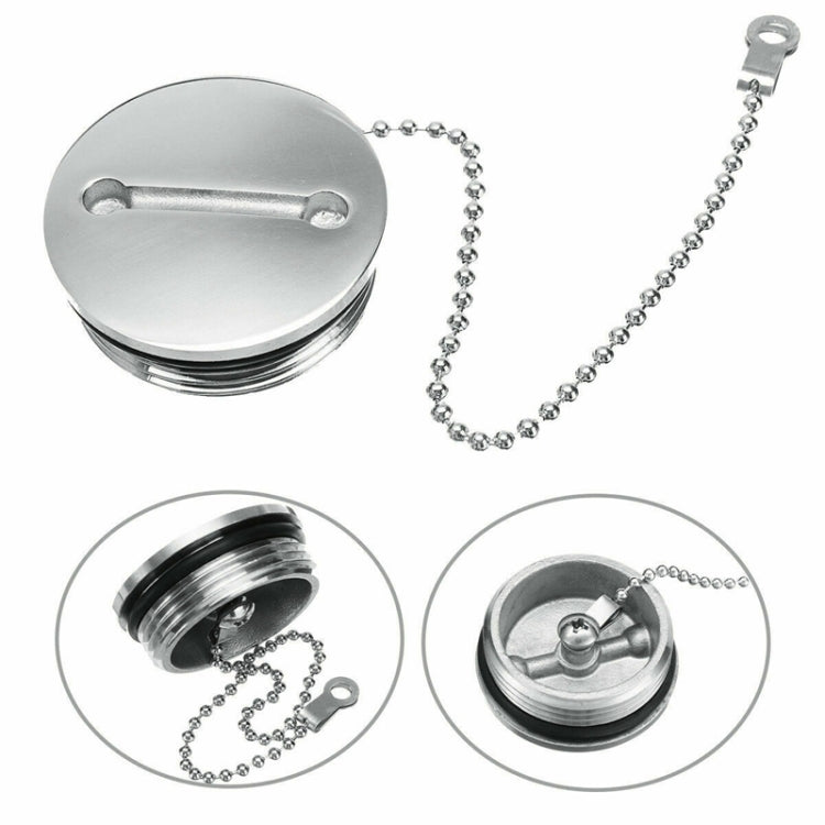 สแตนเลสสตีลเรือเติมฟิลเลอร์เปลี่ยนหมวก + โซ่เรืออุปกรณ์เสริม, Cap + Chain