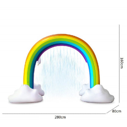 FY002 Inflatable PVC Outdoor Rainbow Arch สปริงเกลอร์เด็กเล่นของเล่นน้ำ, Rainbow Arch