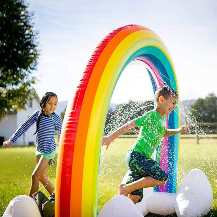 FY002 Inflatable PVC Outdoor Rainbow Arch สปริงเกลอร์เด็กเล่นของเล่นน้ำ, Rainbow Arch