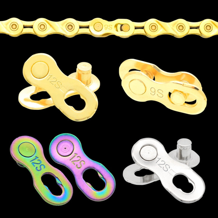 ZH405 Mountain Road Bike Chain Magic Buckle Chain หัวเข็มขัดออกอย่างรวดเร็ว, 3 Pairs 6/7/8 Speed (Silver), 3 Pairs 9 Speed (Silver), 3 Pairs 10 Speed (Silver), 3 Pairs 11 Speed (Silver), 3 Pairs 12 Speed (Silver), 3 Pairs 6/7/8 Speed (Gold)            ...