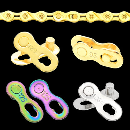 ZH405 Mountain Road Bike Chain Magic Buckle Chain หัวเข็มขัดออกอย่างรวดเร็ว, 3 Pairs 6/7/8 Speed (Silver), 3 Pairs 9 Speed (Silver), 3 Pairs 10 Speed (Silver), 3 Pairs 11 Speed (Silver), 3 Pairs 12 Speed (Silver), 3 Pairs 6/7/8 Speed (Gold)            ...