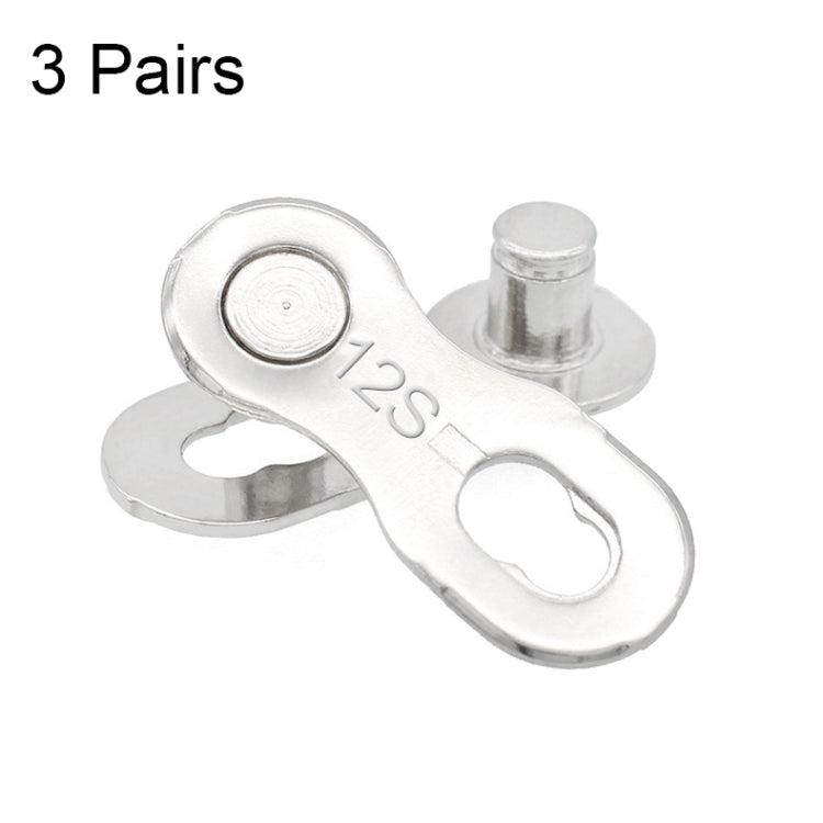 ZH405 Mountain Road Bike Chain Magic Buckle Chain หัวเข็มขัดออกอย่างรวดเร็ว, 3 Pairs 6/7/8 Speed (Silver), 3 Pairs 9 Speed (Silver), 3 Pairs 10 Speed (Silver), 3 Pairs 11 Speed (Silver), 3 Pairs 12 Speed (Silver), 3 Pairs 6/7/8 Speed (Gold)            ...