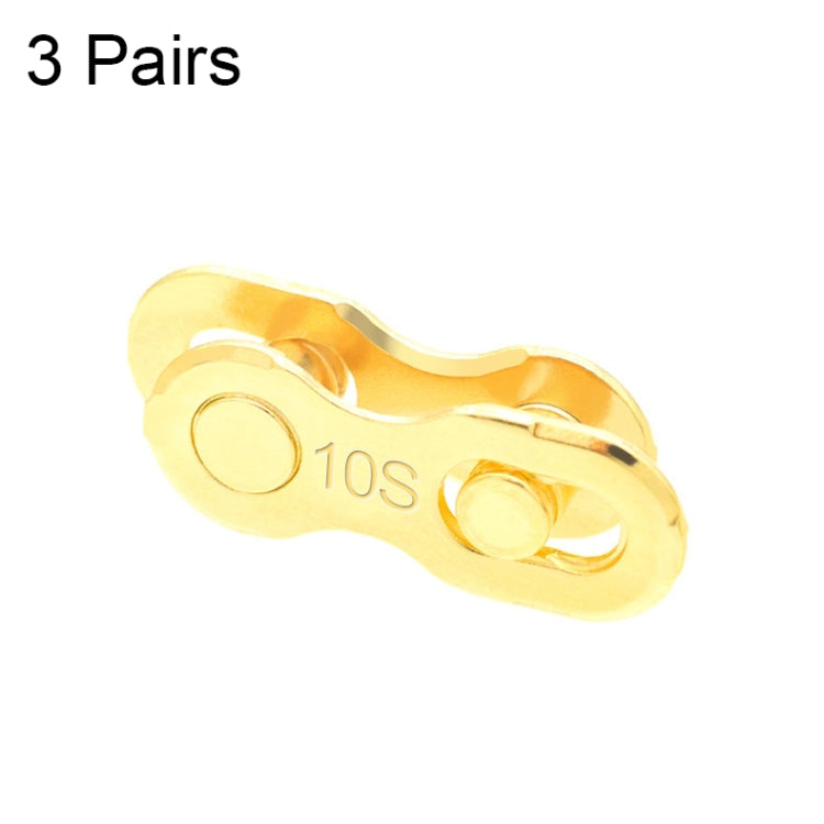 ZH405 Mountain Road Bike Chain Magic Buckle Chain หัวเข็มขัดออกอย่างรวดเร็ว, 3 Pairs 6/7/8 Speed (Silver), 3 Pairs 9 Speed (Silver), 3 Pairs 10 Speed (Silver), 3 Pairs 11 Speed (Silver), 3 Pairs 12 Speed (Silver), 3 Pairs 6/7/8 Speed (Gold)            ...