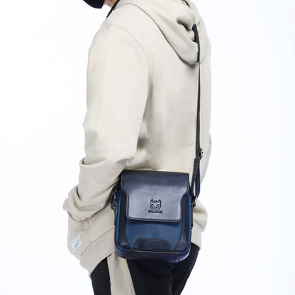 BUFF CAPTAIN 999 Men Leather Diagonal Bag First-Layer Cowhide Multi-Function Shoulder Bags