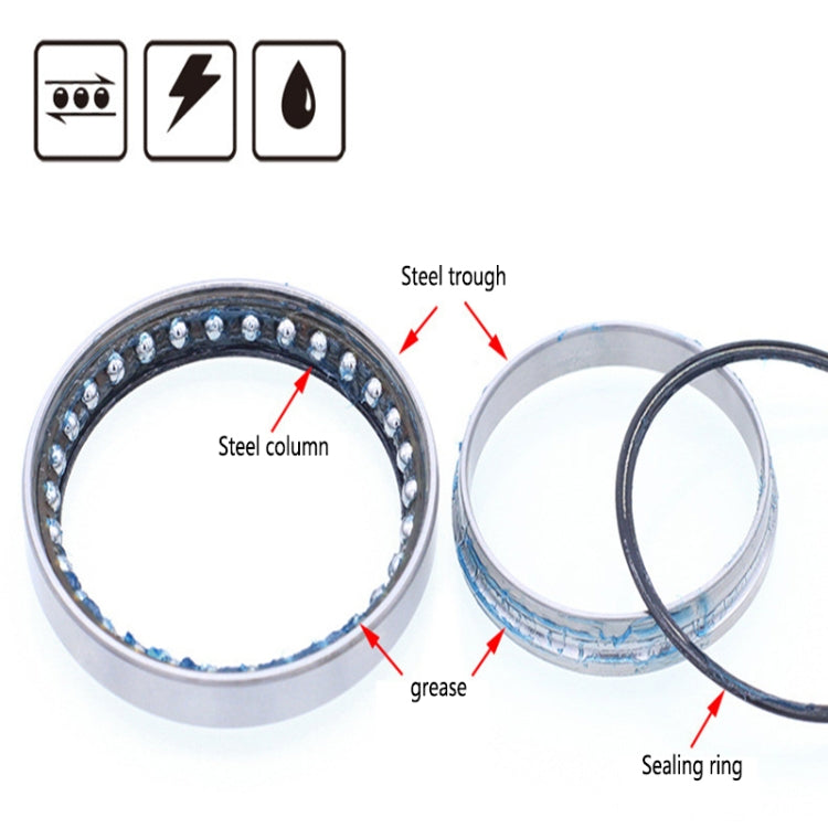 ZH411 ซ่อมหูฟังจักรยานแบริ่งหูฟังแบริ่ง, 2 PCS 41mm, 2 PCS 41.8mm, 47mm, 52mm