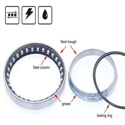 ZH411 ซ่อมหูฟังจักรยานแบริ่งหูฟังแบริ่ง, 2 PCS 41mm, 2 PCS 41.8mm, 47mm, 52mm