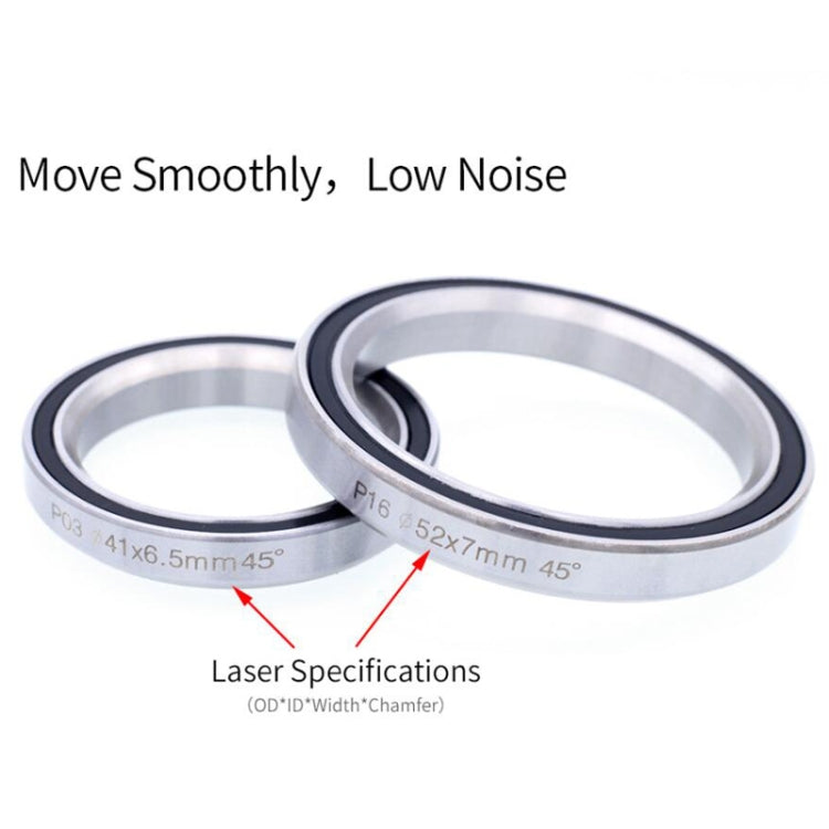 ZH411 ซ่อมหูฟังจักรยานแบริ่งหูฟังแบริ่ง, 2 PCS 41mm, 2 PCS 41.8mm, 47mm, 52mm