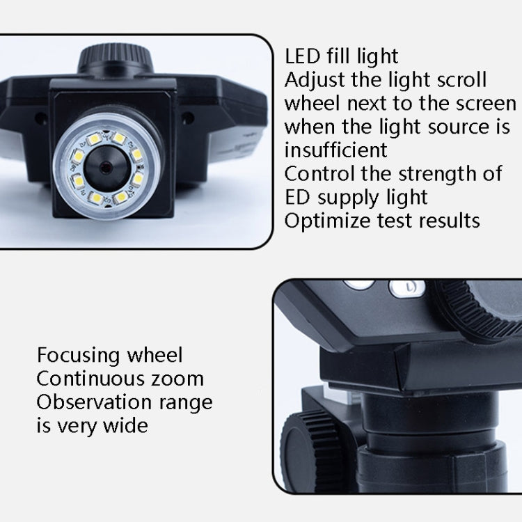 G1000 กล้องจุลทรรศน์ดิจิตอล HD ซ่อมโทรศัพท์มือถือกล้องจุลทรรศน์อิเล็กตรอน, Aluminum Plastic Bracket, Aluminum Alloy Bracket