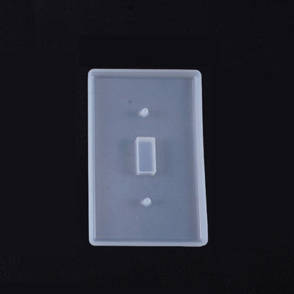 3 PCS Crystal Epoxy Mirror Porous Socket Button Data Line Switch Panel แม่พิมพ์ซิลิโคน, Style One, Style Two, Style Three, Style Four, Style Five, Style Six