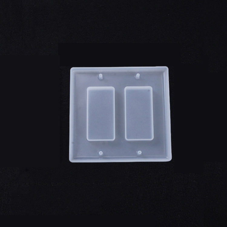 3 PCS Crystal Epoxy Mirror Porous Socket Button Data Line Switch Panel แม่พิมพ์ซิลิโคน, Style One, Style Two, Style Three, Style Four, Style Five, Style Six