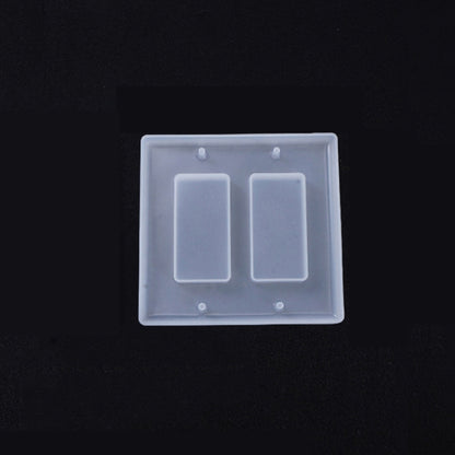 3 PCS Crystal Epoxy Mirror Porous Socket Button Data Line Switch Panel แม่พิมพ์ซิลิโคน, Style One, Style Two, Style Three, Style Four, Style Five, Style Six