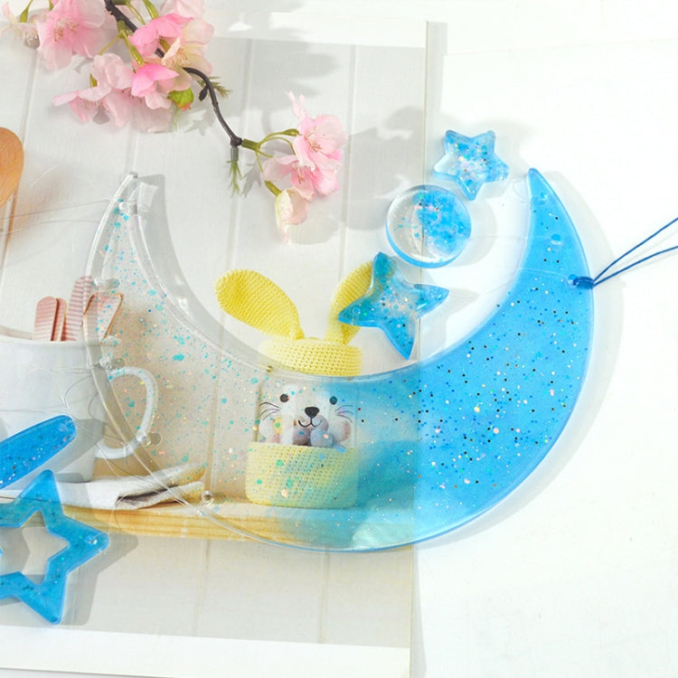 DIY Windbell Epoxy Mold จี้รูปพระจันทร์ Wind Bell Hanging Set Mold, Style:, MD3535 + MD3536, MD3535 + MD3536 + Fish Line