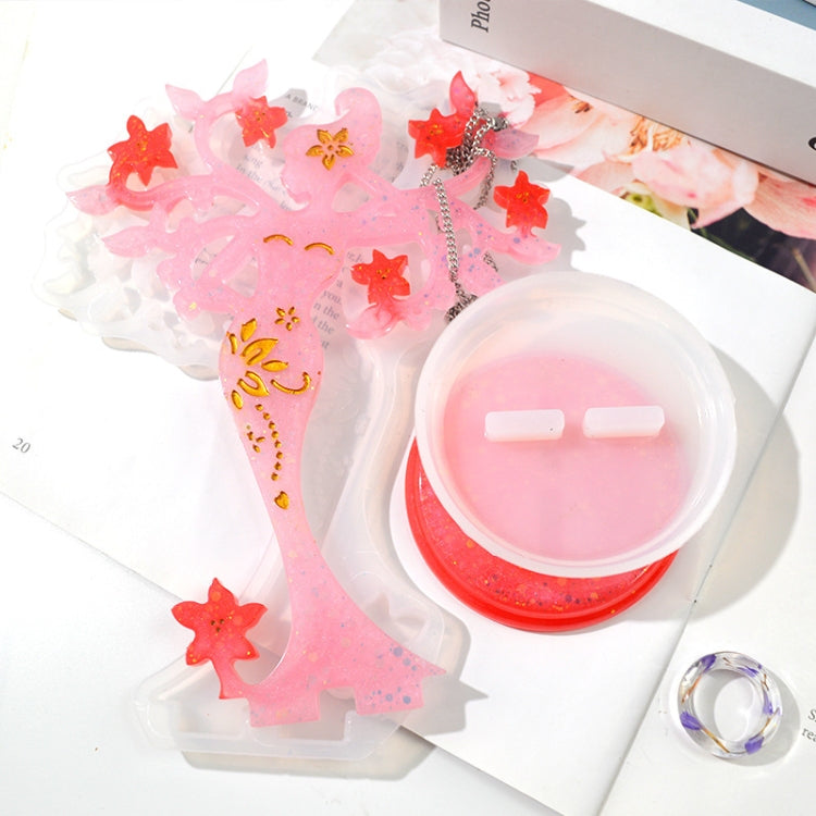 2 PCS เครื่องประดับชั้นเก็บแม่พิมพ์ DIY เครื่องประดับแม่พิมพ์อีพ็อกซี่, MD3717+MD3718