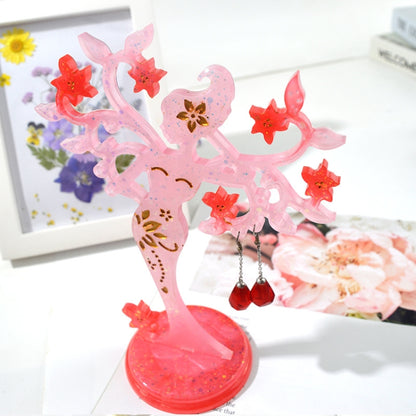 2 PCS เครื่องประดับชั้นเก็บแม่พิมพ์ DIY เครื่องประดับแม่พิมพ์อีพ็อกซี่, MD3717+MD3718