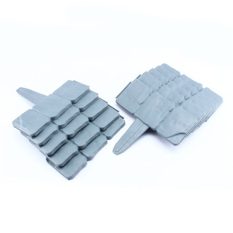 10 PCS รั้วหินเทียมสวนสวนกลางแจ้งสนามหญ้าพลาสติกแยกรั้ว PP Simple Splicable Fence