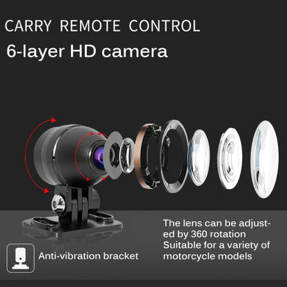 MT35B 1080P กันน้ำ HD รถจักรยานยนต์เครื่องบันทึกการขับขี่การเชื่อมต่อโทรศัพท์มือถือเครื่องบันทึกหัวรถจักร, MT35B