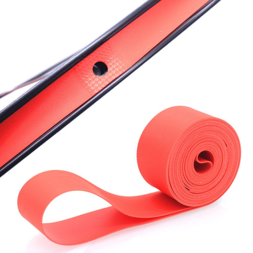 20 PCS Road Mountain Bike Anti-Stab Tyre Pad ชุดล้อจักรยาน PVC Spoke Lining Tape, Red, Yellow