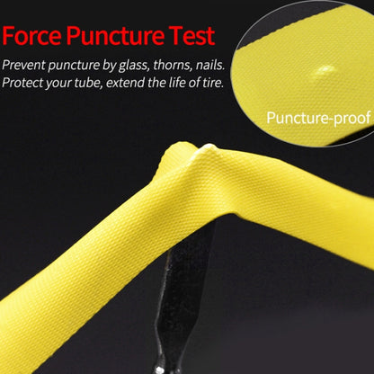 20 PCS Road Mountain Bike Anti-Stab Tyre Pad ชุดล้อจักรยาน PVC Spoke Lining Tape, Red, Yellow