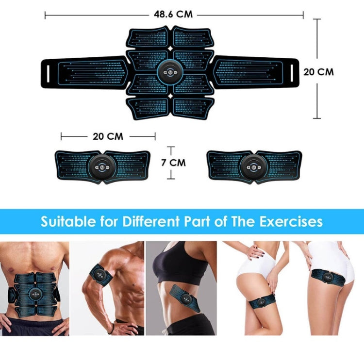 1082 EMS Muscle Training เครื่องกระตุ้นกล้ามเนื้อหน้าท้อง Home Fitness Belt, 1082 Abs Stickers(6 Pieces Blue Dot Belt), 1082 Abs Stickers(6 Pieces Orange Belts), 1082 Abs Stickers(8 Pieces Blue Human Word Belt), 1082 Abs Stickers(8 Pieces Blue Line Bel...