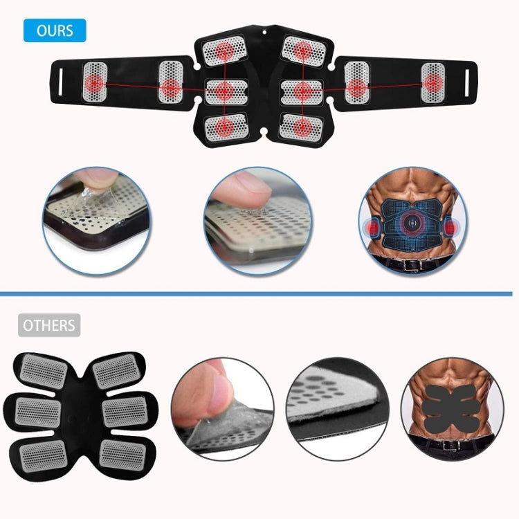 1082 EMS Muscle Training เครื่องกระตุ้นกล้ามเนื้อหน้าท้อง Home Fitness Belt, 1082 Abs Stickers(6 Pieces Blue Dot Belt), 1082 Abs Stickers(6 Pieces Orange Belts), 1082 Abs Stickers(8 Pieces Blue Human Word Belt), 1082 Abs Stickers(8 Pieces Blue Line Bel...