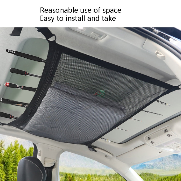 กระเป๋าเก็บของบนรถแบบแขวนปรับได้ Car Fishing Rod Rack, Fishing Rod Rack