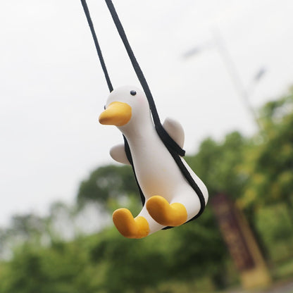 2 PCS จี้เป็ดรถ Swing Duck จี้รถ, Swing Duck