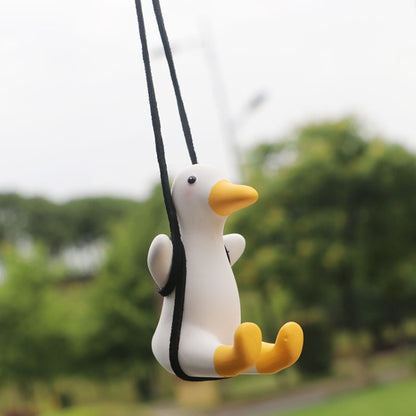 2 PCS จี้เป็ดรถ Swing Duck จี้รถ, Swing Duck