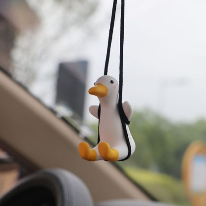2 PCS จี้เป็ดรถ Swing Duck จี้รถ, Swing Duck