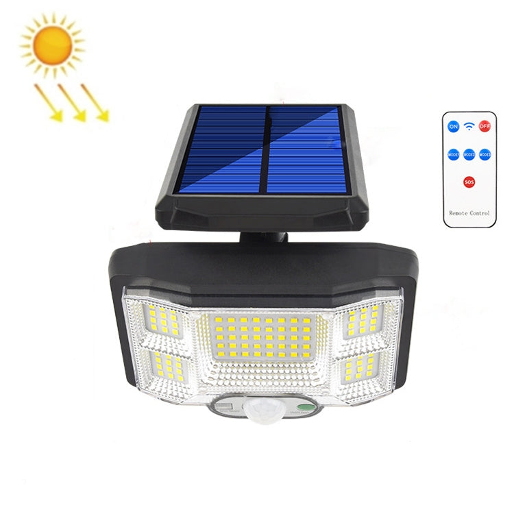 TG-TY085 Solar Outdoor Human Body Induction Wall Light Household Garden Waterproof Street Light with รีโมทคอนโทรล, Spec:, 96 LED Integrated, 96 COB Integrated, 96 LED Separated, 96 COB Separated, 168 LED  Integrated, 168 COB  Integrated, 168 LED Separa...