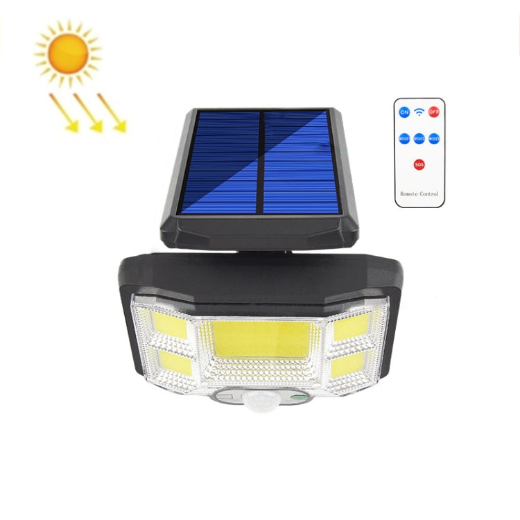 TG-TY085 Solar Outdoor Human Body Induction Wall Light Household Garden Waterproof Street Light with รีโมทคอนโทรล, Spec:, 96 LED Integrated, 96 COB Integrated, 96 LED Separated, 96 COB Separated, 168 LED  Integrated, 168 COB  Integrated, 168 LED Separa...