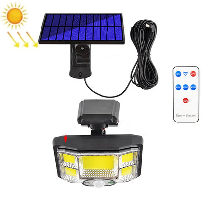 TG-TY085 Solar Outdoor Human Body Induction Wall Light Household Garden Waterproof Street Light with รีโมทคอนโทรล, Spec:, 96 LED Integrated, 96 COB Integrated, 96 LED Separated, 96 COB Separated, 168 LED  Integrated, 168 COB  Integrated, 168 LED Separa...