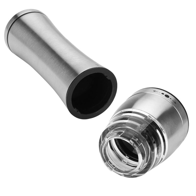 JE0318 2 PCS Stainless Steel Manual Multi-Purpose Pepper Grinder Kitchen Cooking Tools, JE0318