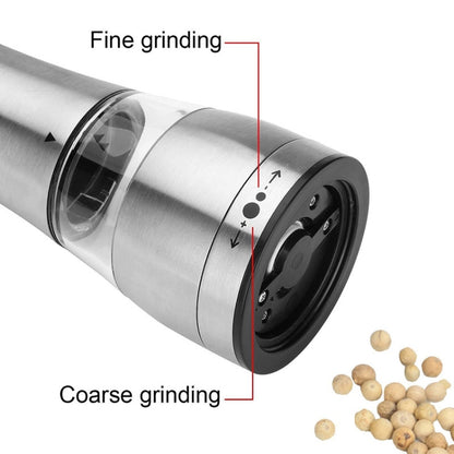 JE0318 2 PCS Stainless Steel Manual Multi-Purpose Pepper Grinder Kitchen Cooking Tools, JE0318