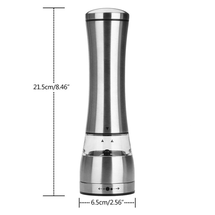 JE0318 2 PCS Stainless Steel Manual Multi-Purpose Pepper Grinder Kitchen Cooking Tools, JE0318