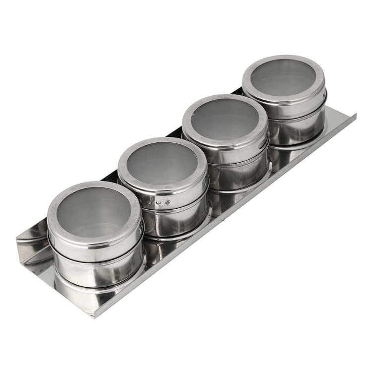 ชุดขวดใส่น้ำซอสปรุงรสครัวแม่เหล็กสแตนเลส, Stainless Steel Seasoning Cruet Set