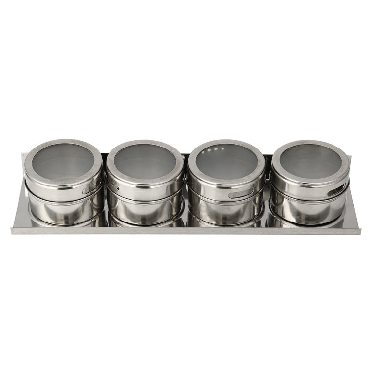 ชุดขวดใส่น้ำซอสปรุงรสครัวแม่เหล็กสแตนเลส, Stainless Steel Seasoning Cruet Set