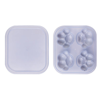 ครัวเรือน Cat PAW รูปร่างซิลิโคนกล่องน้ำแข็ง ICE CUBE แม่พิมพ์ ICE Hockey DIY กล่องอาหารเสริมพร้อมฝาปิด, Cat Paw Shape(Lilac Purple), Cat Paw Shape(Shrimp Red), Cat Paw Shape(Vegetation Green), Cat Paw Shape(Blue Green), Cat Paw Shape(Pink Purple)