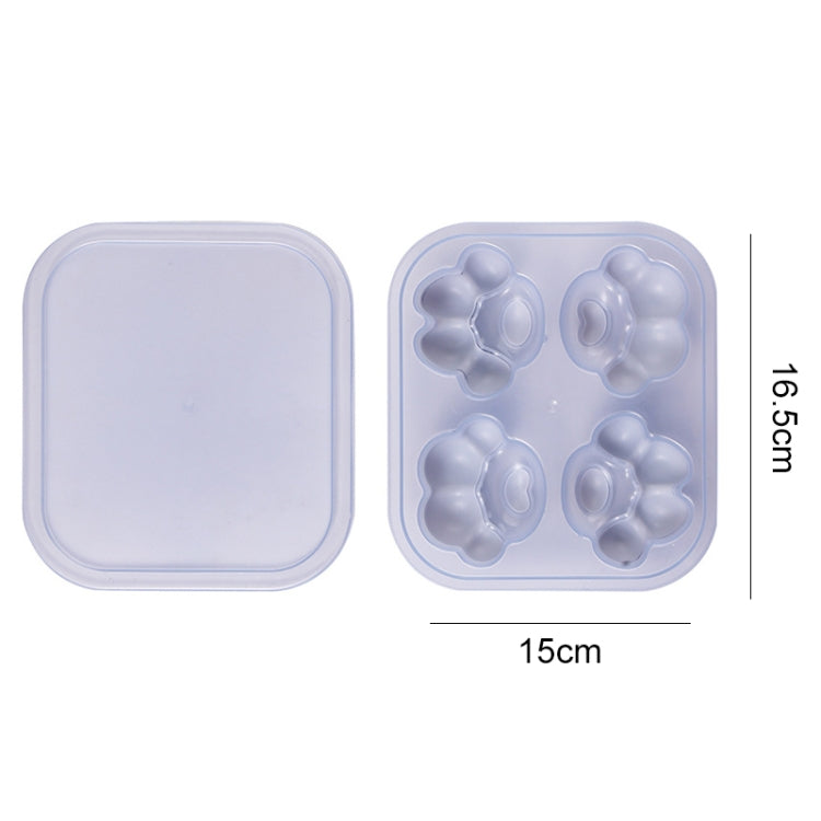 ครัวเรือน Cat PAW รูปร่างซิลิโคนกล่องน้ำแข็ง ICE CUBE แม่พิมพ์ ICE Hockey DIY กล่องอาหารเสริมพร้อมฝาปิด, Cat Paw Shape(Lilac Purple), Cat Paw Shape(Shrimp Red), Cat Paw Shape(Vegetation Green), Cat Paw Shape(Blue Green), Cat Paw Shape(Pink Purple)