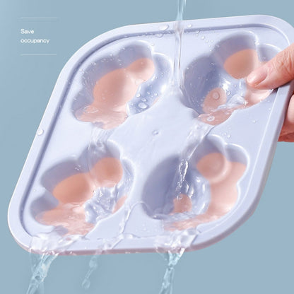 ครัวเรือน Cat PAW รูปร่างซิลิโคนกล่องน้ำแข็ง ICE CUBE แม่พิมพ์ ICE Hockey DIY กล่องอาหารเสริมพร้อมฝาปิด, Cat Paw Shape(Lilac Purple), Cat Paw Shape(Shrimp Red), Cat Paw Shape(Vegetation Green), Cat Paw Shape(Blue Green), Cat Paw Shape(Pink Purple)