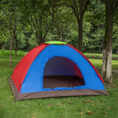T015 Outdoor Camping เต็นท์ชั้นเดียวแคมป์ปิ้งเต็นท์ทัวร์ชายหาด, การจัดส่งสีแบบสุ่ม, For 2 People, 3-4 People