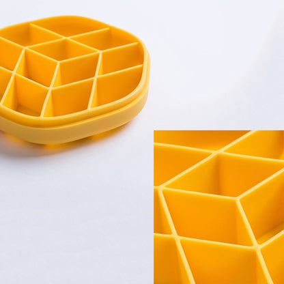 DIY กล่องเก็บแม่พิมพ์น้ำแข็งหกเหลี่ยมสร้างสรรค์ DIY ถาดน้ำแข็งโฮมเมด, Hexagonal(White), Hexagonal(Red Blue)