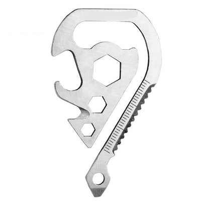 3 PCS Outdoor EDC Gadget เครื่องมือฉุกเฉิน คลิปกุญแจมัลติฟังก์ชั่น, EDC Emergency Tool