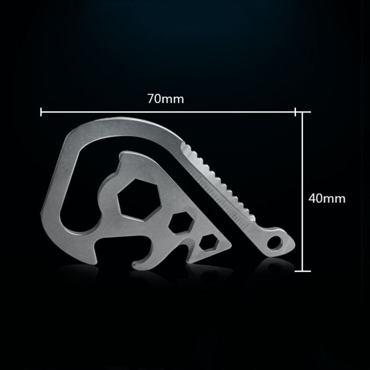 3 PCS Outdoor EDC Gadget เครื่องมือฉุกเฉิน คลิปกุญแจมัลติฟังก์ชั่น, EDC Emergency Tool