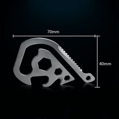 3 PCS Outdoor EDC Gadget เครื่องมือฉุกเฉิน คลิปกุญแจมัลติฟังก์ชั่น, EDC Emergency Tool