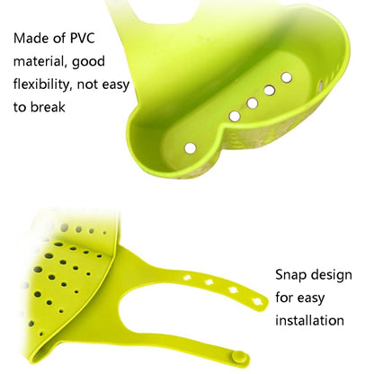 10 PCS TM15008 Snap-On Sink Storage Hanging Basket Kitchen Drain Hanging Bag, TM15008 Hanging Basket
