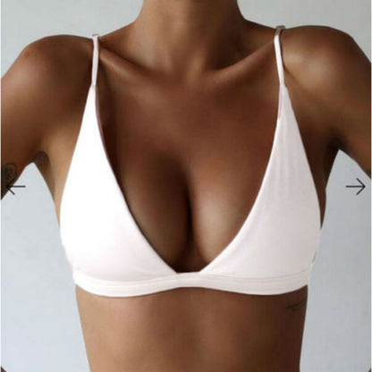 ฤดูร้อนเซ็กซี่บิกินี่ผู้หญิงชุดว่ายน้ำเอวสูงชุดว่ายน้ำว่ายน้ำ Halter Push Up บิกินี่เบาะ Bra Bralette ชุดว่ายน้ำ, S, M, L, XL